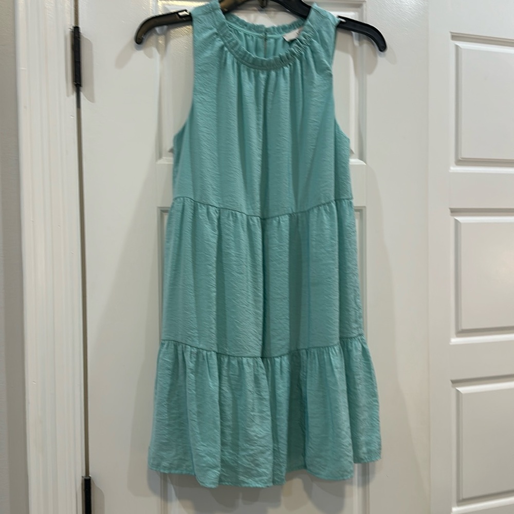 LOFT Teal Mini Dress
